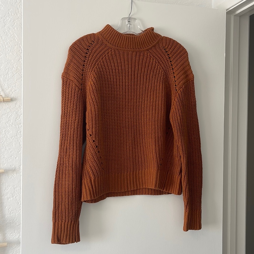 Express burnt orange sweater